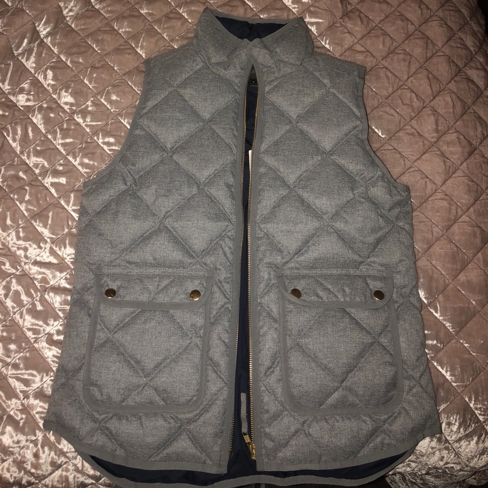 JCREW quilted vest