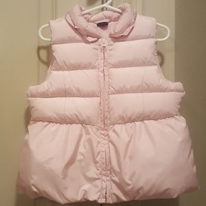 New Pink Gap Puffer Vest 4T