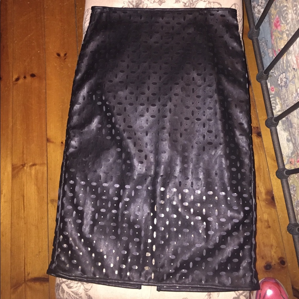 Banana Republic Faux Leather Skirt