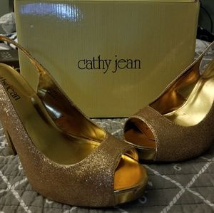 Gold heels