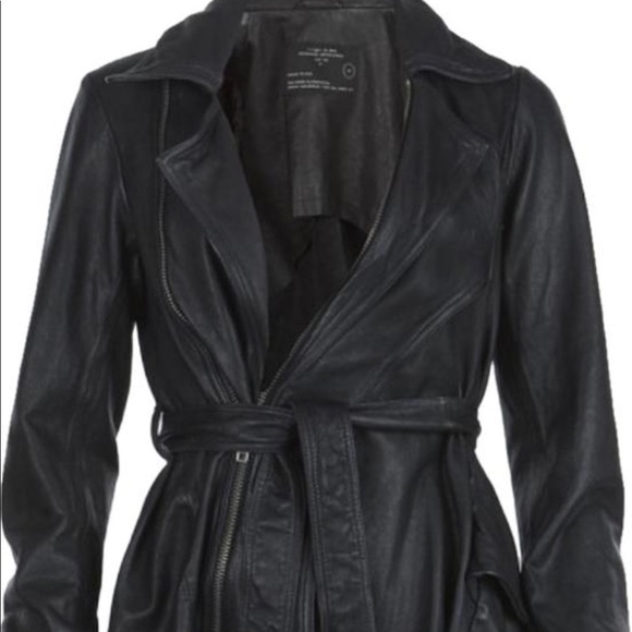 All Saints Jackets & Blazers - All saints netia leather jacket