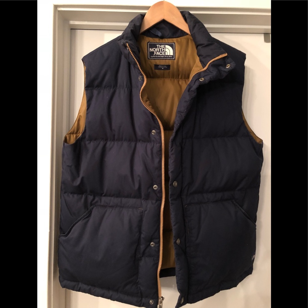 North Face Navy Lindero Down Vest- 100% Authentic