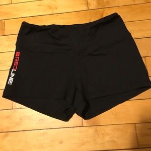 Redline black booty short size 6