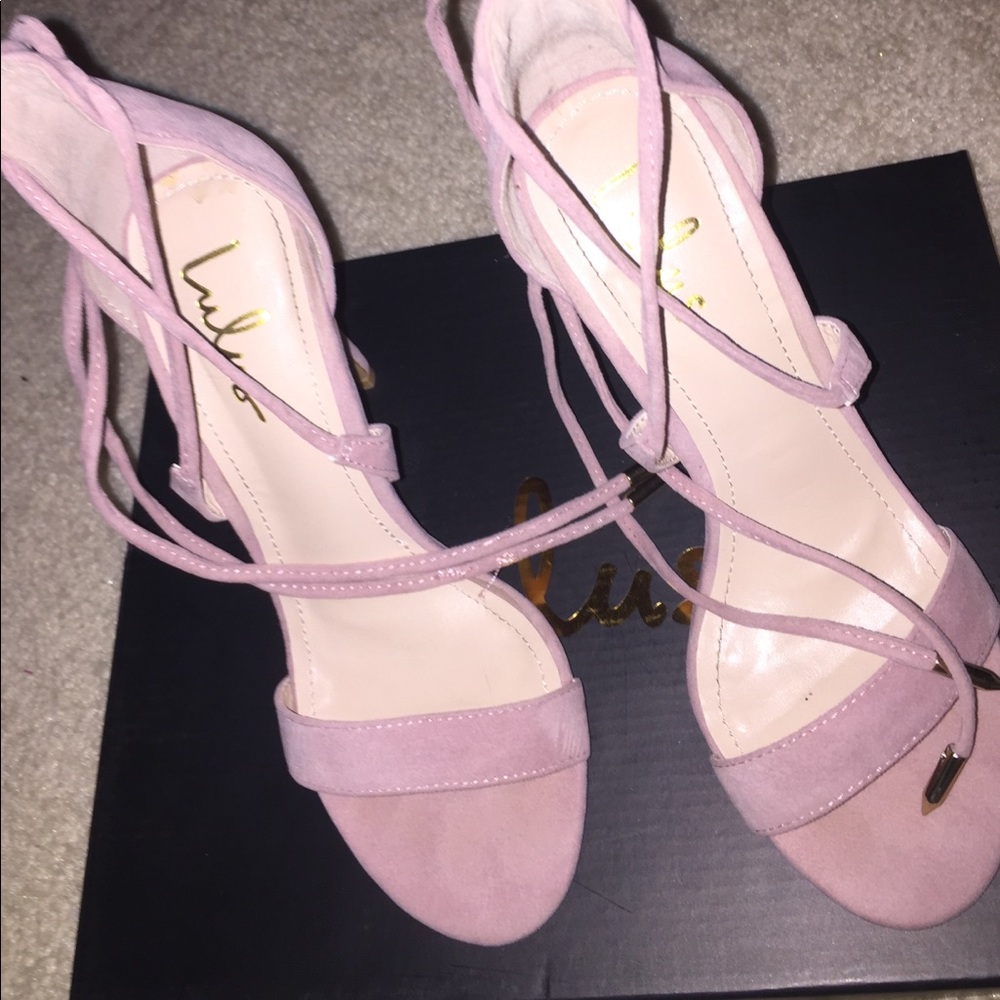 Aimee Rose Suede Heels