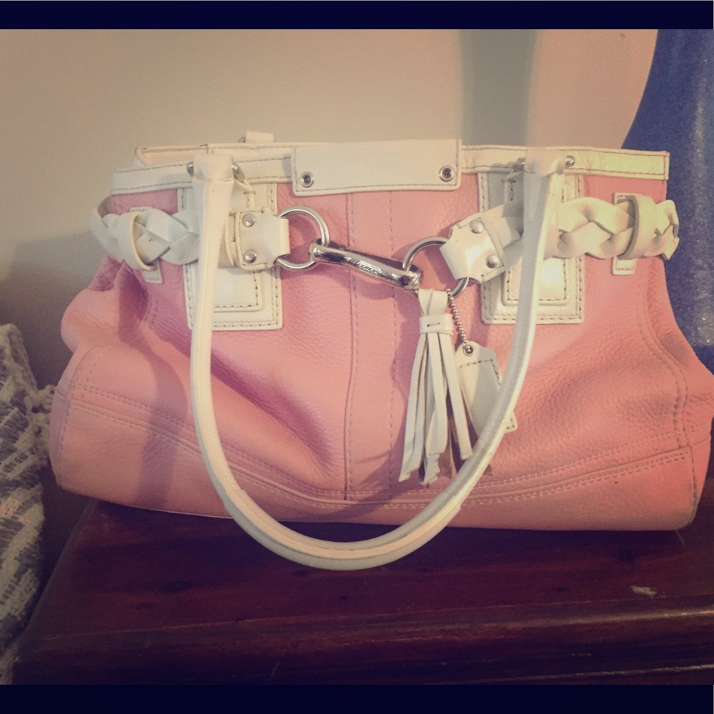 Pink Coach bag