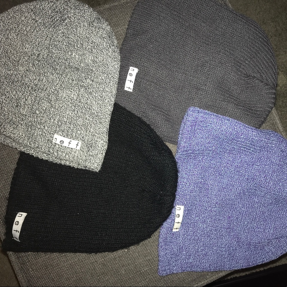 Bundle of four Neff beanies❄️