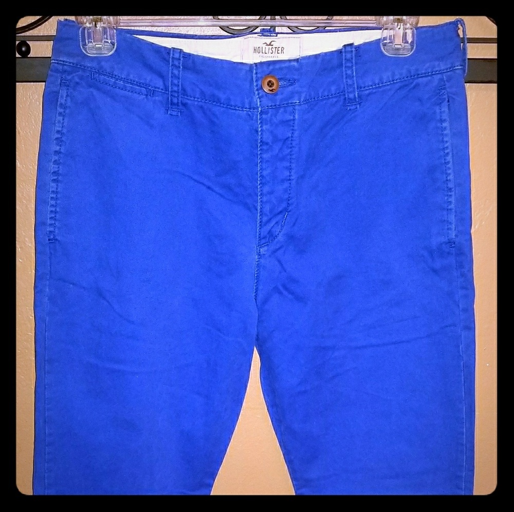 Chino Khaki - Cobalt Blue