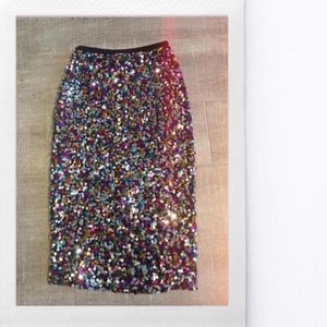 Sequin skirt
