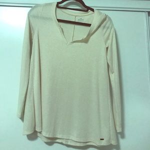Hollister Cream Long Sleeve