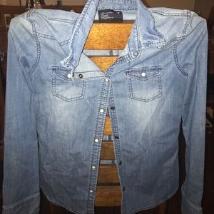 American Eagle Denim button down