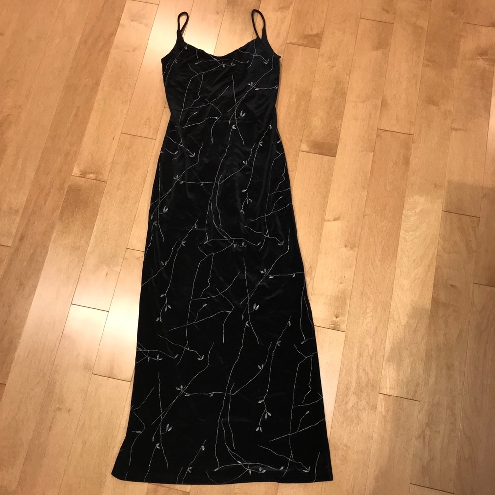 Long black dress