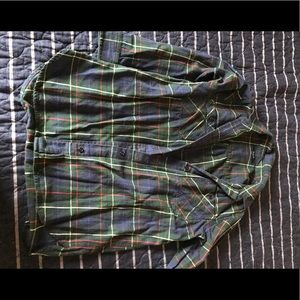 Madewell plaid button up shirt