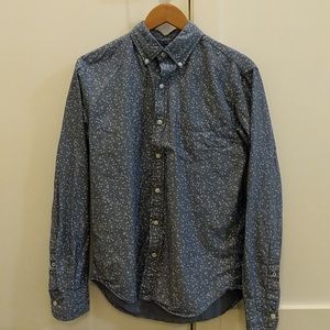 Bonobos patterned button up oxford shirt