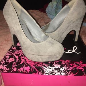 Grey heels