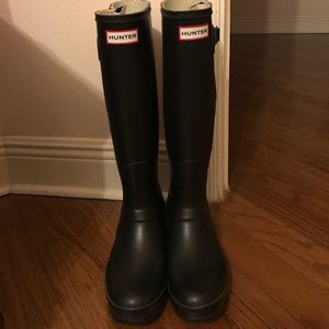 Hunter rain boots. In great condition.