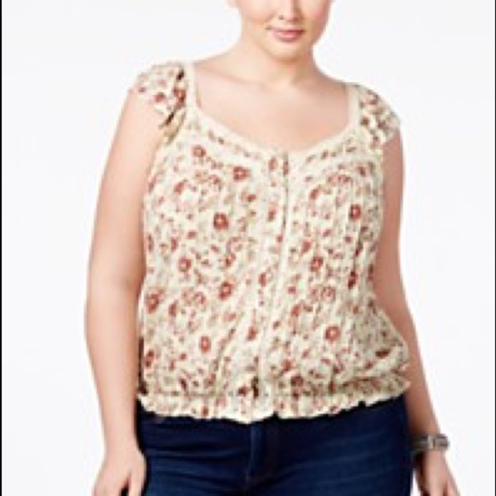 American Rag Trendy Plus Size Flutter Sleeve