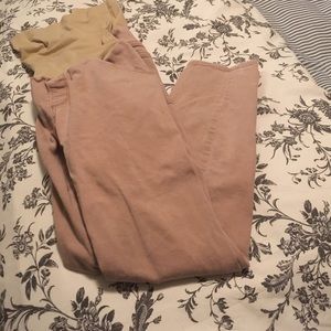 Pink Maternity Jeans