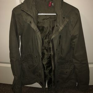 Green army jacket