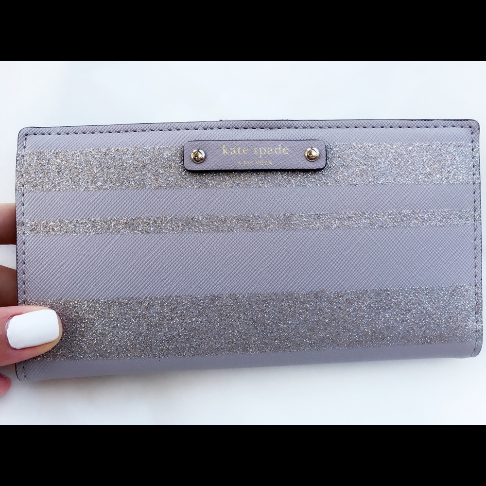 Kate Spade Haven Lane Stacy Bifold Wallet Beige
