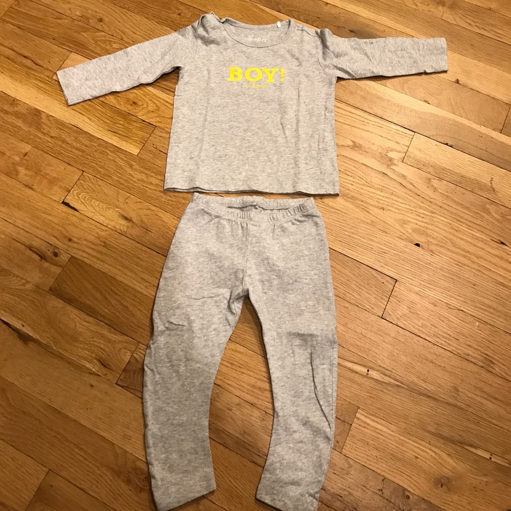 Cute imps and elf’s gray boys outfit
