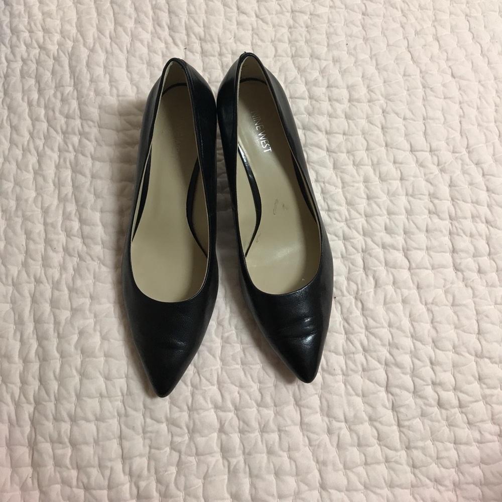 Black Nine West Heels Size 10