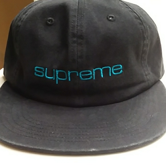 Supreme compact logo 6-panel hat