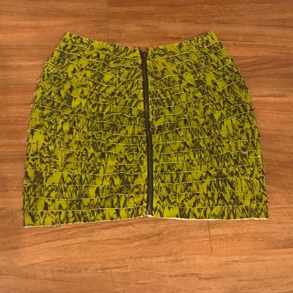 Urban Outfitters Green Mini Skirt