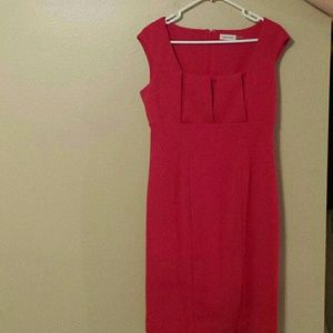 Calvin Klein Red Midi Dress size 10