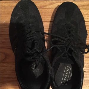 Black coach sneakers