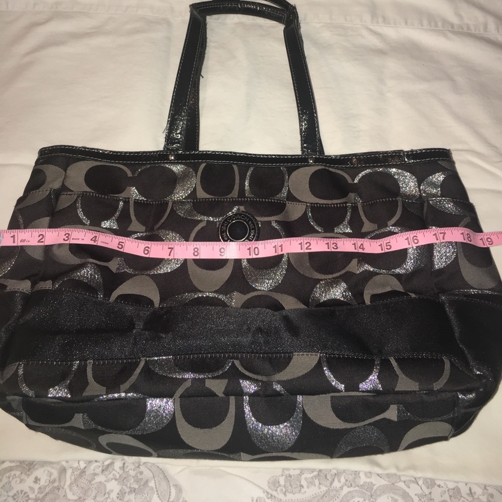 Coach diaper bag with long strap