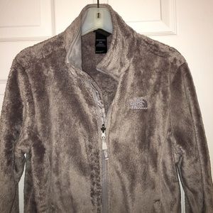 North Face so plush gray jacket