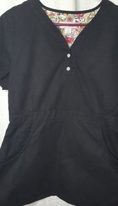 Koi by Kathy Petersen Fitted Scrub Top