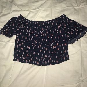 crop top floral