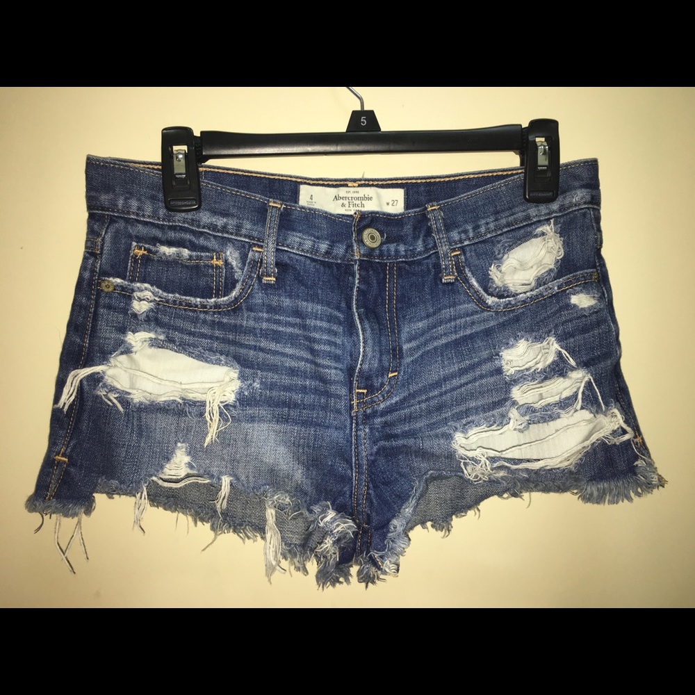 Abercrombie jean shorts
