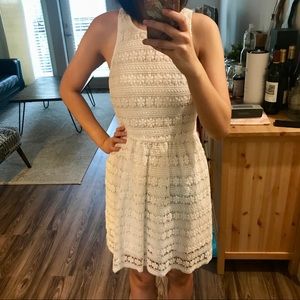 BB Dakota white lace dress