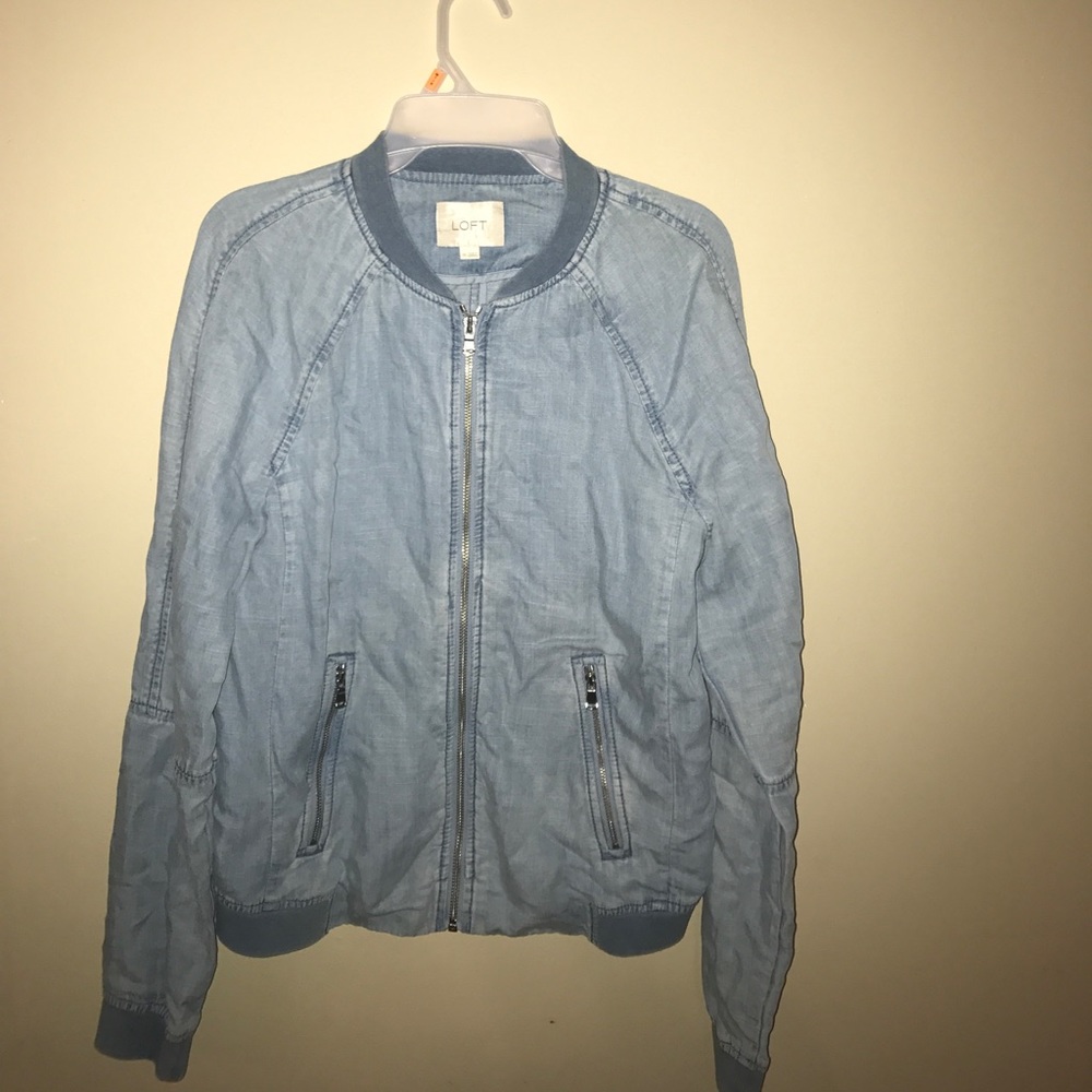 Edgy and thing denim jacket