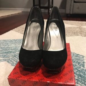 Women shoes Black Suede GUESS