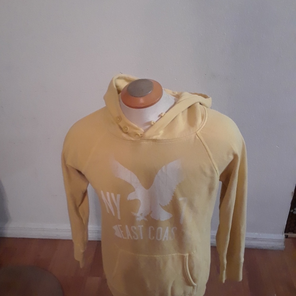 Yellow hoodie