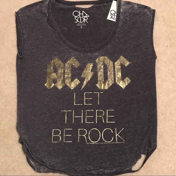 😱I STOLE IT!😱 Chaser Let There Be Rock T-Shirt - Picture 3 of 3