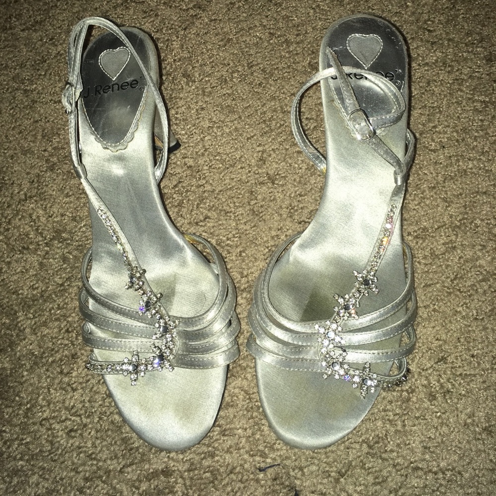 Silver heels