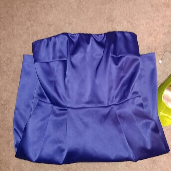 Express design studiol Royal blue dress - Picture 6 of 8