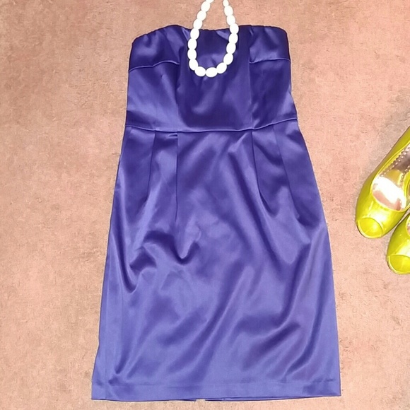 Express design studiol Royal blue dress - Picture 7 of 8