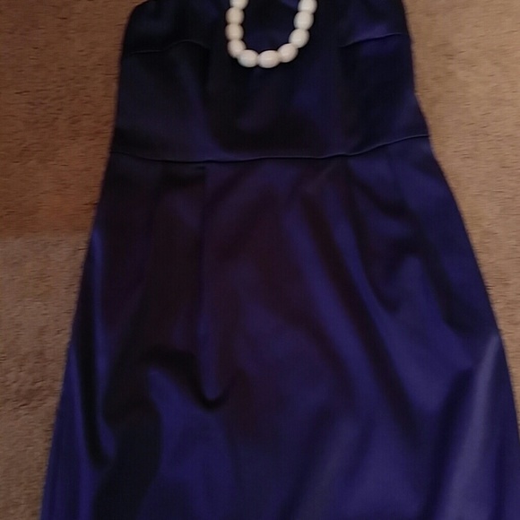 Express design studiol Royal blue dress - Picture 8 of 8