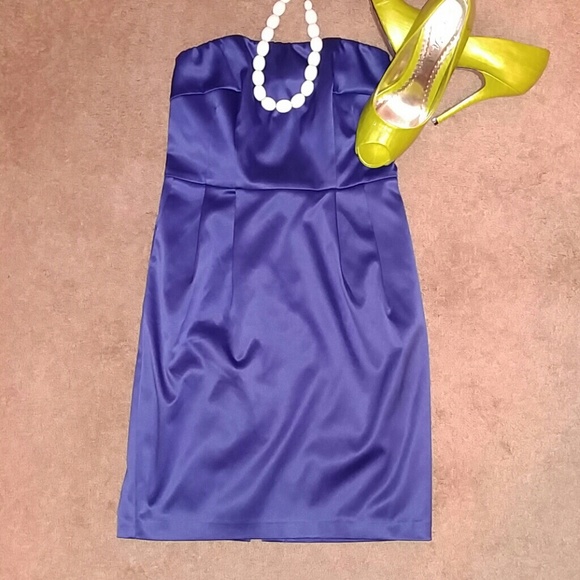 Express design studiol Royal blue dress - Picture 1 of 8