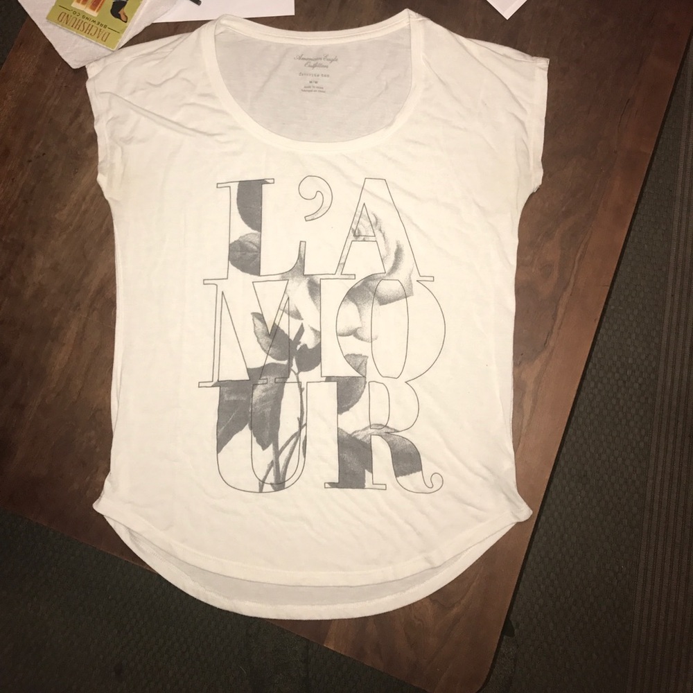 Super Soft, Cream, Graphic T-shirt.