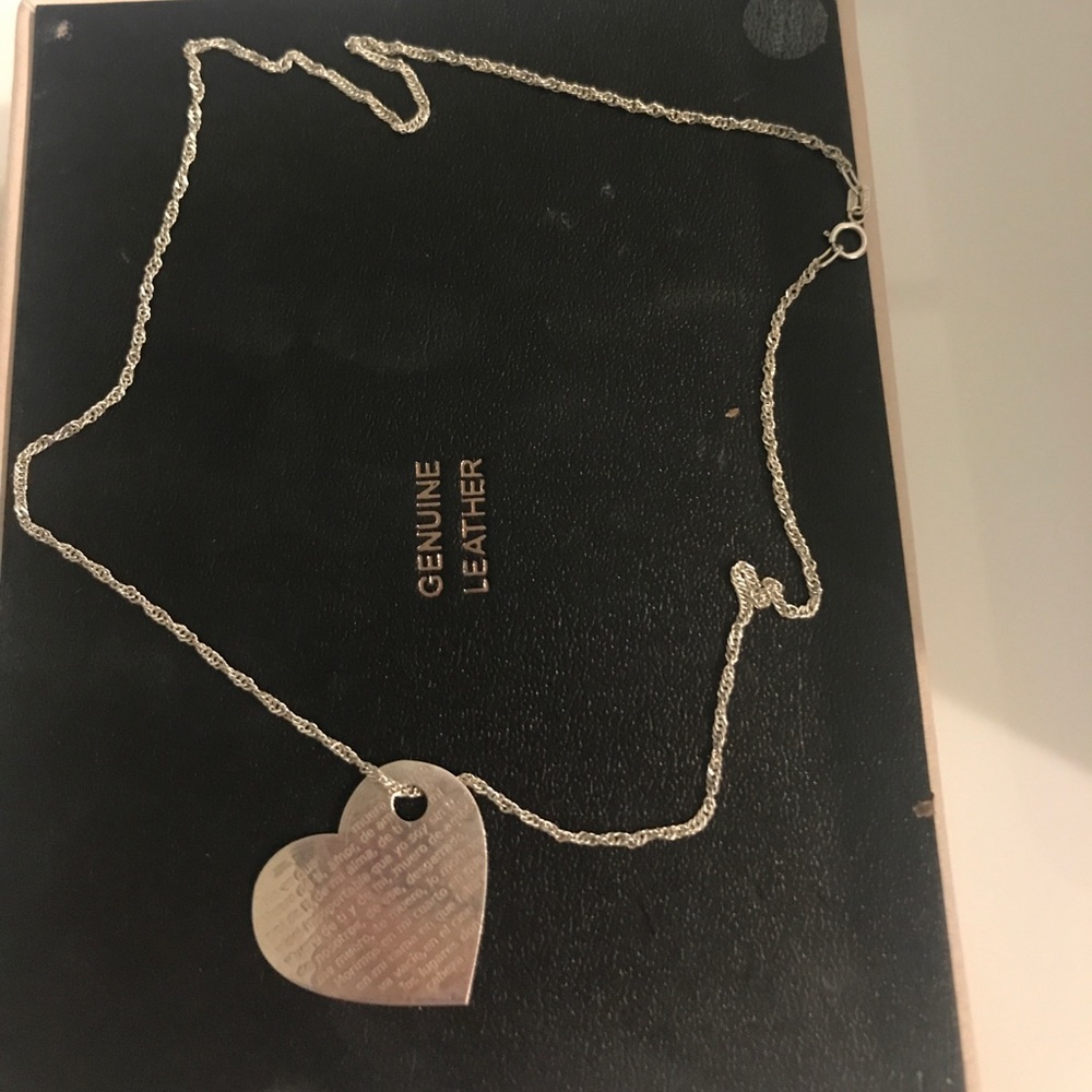 Mexico Silver heart ❤️ necklace