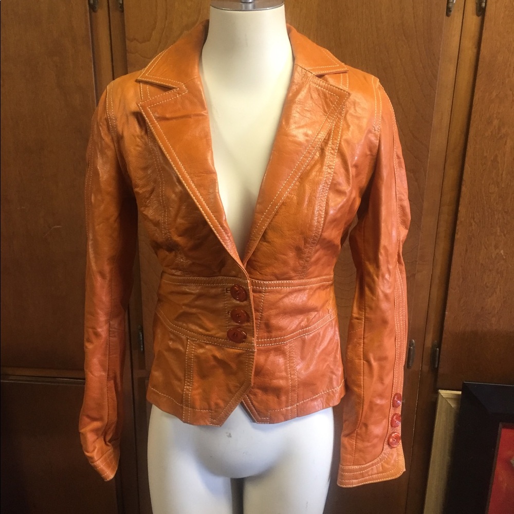 Cache 100% Leather Jacket