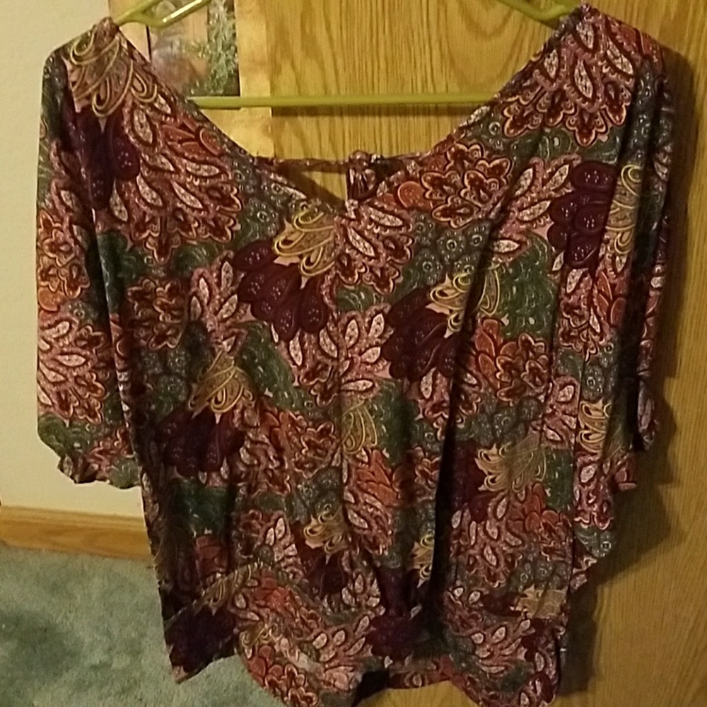 Size 2 (3X) gorgeous paisley top