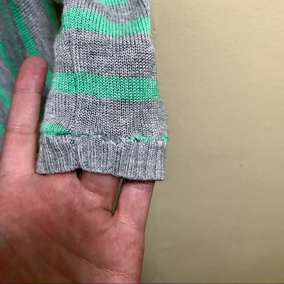 Grey and Green Striped Cardigan from DKNY - Picture 5 of 5