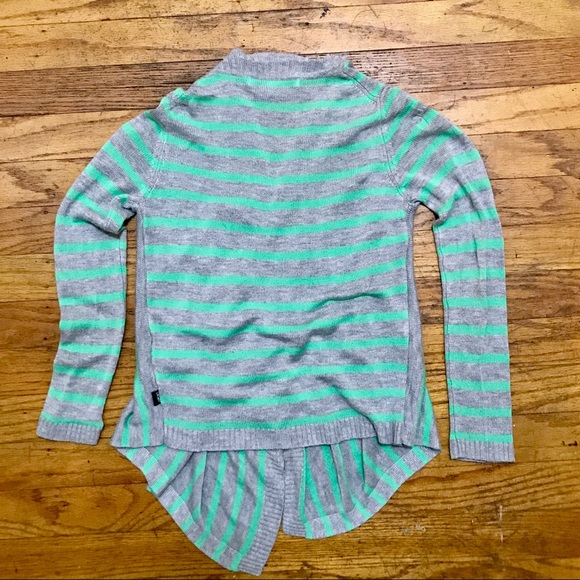 Grey and Green Striped Cardigan from DKNY - Picture 4 of 5